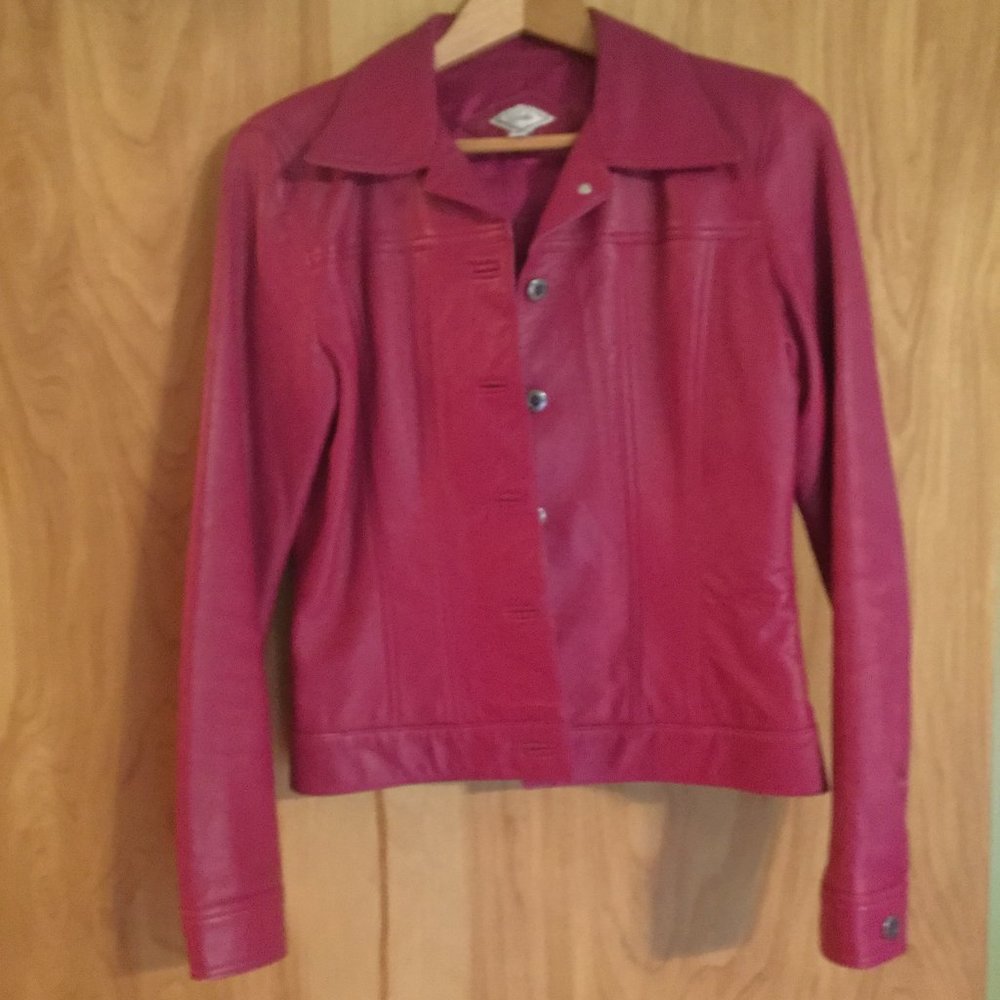 pink Jules leather jacket